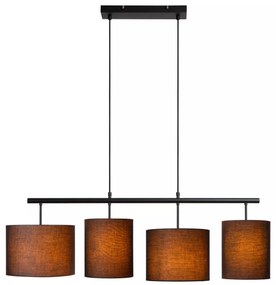 Φωτιστικό Κρεμαστό Lucide 45409-04-30 MAYA Μαύρο Ματ (Black Mat)|Χρυσό Χρώμα (Gold Coloured)