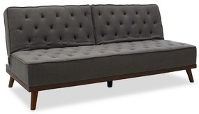 Καναπές - κρεβάτι Marco 3θέσιος με γκρι ύφασμα 180x80x80εκ - ΚΩΔ:074-000006