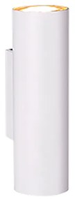 Marley Μοντέρνο Φωτιστικό Τοίχου με Ντουί GU10 σε Λευκό Χρώμα Πλάτους 18cm Trio Lighting 212400201
