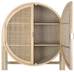 Σκευοθήκη DKD Home Decor Φυσικό Ξυλο παουλόβνια Ξύλο MDF 90 x 40 x 160 cm