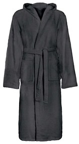 vidaXL Μπουρνούζι KINN Ανθρακί L Βαμβάκι