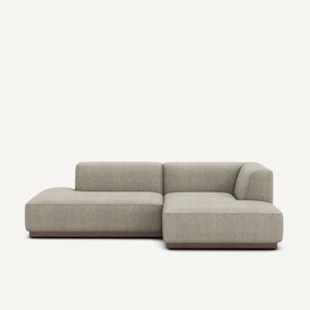 Γωνιακός καναπές δεξιός XL από υφασμάτινο τουίντ, JACOPO