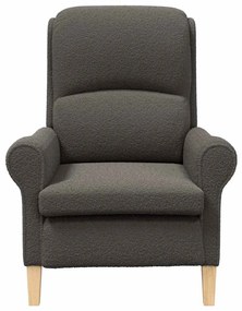 vidaXL Πολυθρόνα Σκούρο γκρι 76 x 94 x 102 εκ. ύφασμα