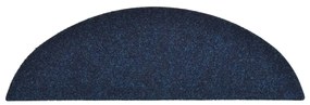 Πατάκια Σκάλας Αυτοκόλ. 15 τεμ Ν. Μπλε 56x17x3 εκ. Βελονιασμένο - Μπλε