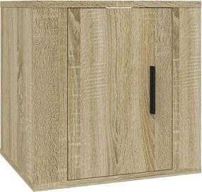 vidaXL Σετ Επίπλων Τηλεόρασης 2 Τεμαχίων Sonoma Δρυς Επεξ. Ξύλο