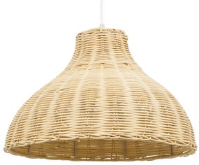 00724 GloboStar® GLOBOSTAR® MAYOTTE 00724 Boho Κρεμαστό Φωτιστικό Οροφής με Ντουί 1 x E27 AC 220-240V IP20 - Μπεζ - Μ40 x Π40 x Υ28cm