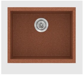Sanitec Classic 341 Granite Terracotta Ένθετος Νεροχύτης 50cm