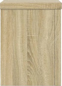 vidaXL Βάσεις Φυτών 2 Τεμ. Sonoma Δρυς 15x15x20 εκ. Επεξεργασμένο Ξύλο