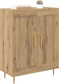 vidaXL Πλαϊνό γραφείο Artisan Oak 69,5 x 34 x 90 εκ.