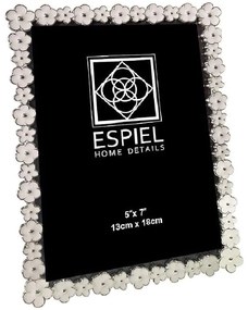 Κορνίζα FAM758 20x25cm Silver-White Espiel Αλουμίνιο
