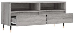 vidaXL Έπιπλο Τηλεόρασης Γκρι Sonoma 100x34,5x44,5 εκ. Επεξεργ. Ξύλο