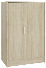 vidaXL Παπουτσοθήκη Sonoma Δρυς 60 x 35 x 92 εκ. από Επεξ. Ξύλο