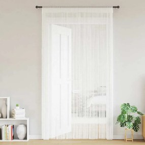 vidaXL Κουρτίνες με Κρόσσια 2 τεμ. Λευκές 100 x 250 εκ.
