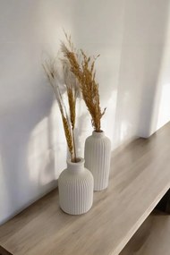 Stewehome Σετ 2 τεμαχίων βάζων από μπετόν Λευκό