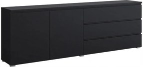 Έπιπλο τηλεόρασης Domus II-Μαύρο