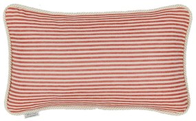 Μαξιλάρι Διακοσμητικό (Με Γέμιση) Rhubarb Stripe Lc40120 50X30Cm White-Red Mindthegap 30X50 Feather
