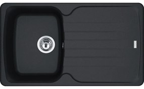 Franke Antea AZG 611-86 Onyx Γρανιτένιος Νεροχύτης 45cm