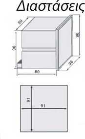 Βολτόμετρο 3Φ 0-500VAC TAIFA DP3-96-S με επιλογέα ένδειξης πολικών και φασικών τάσεων