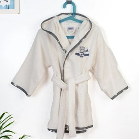 Βρεφικό Μπουρνούζι Dimcol Aviator 185 Ecru-Grey Μπεζ No02