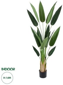 Artificial Garden STRELITZIA 20029 Τεχνητό Διακοσμητικό Φυτό Στρελίτσια - Πουλί του Παραδείσου Υ140cm Globostar 20029