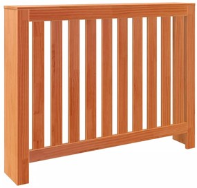 vidaXL Κάλυμμα Καλοριφέρ Καφέ Κεριού 108,5x19x84εκ. Μασίφ Ξύλο Πεύκου