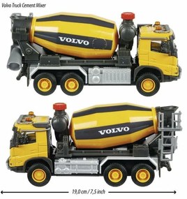 Φορτηγό μπετονιέρα Majorette Κίτρινο