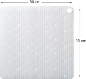 Ribb Αντιολισθητικό Πατάκι 55x55cm White with Black Hook Sealskin