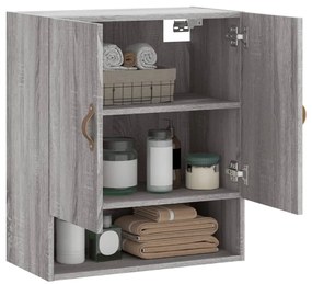 vidaXL Ντουλάπι Τοίχου Γκρι Sonoma 60x31x70εκ. Επεξεργασμένο Ξύλο