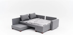 Corner Sofa-Bed Aly Right - Grey Grey
