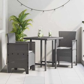 vidaXL Καρέκλα Κήπου 2 pcs Ανοιχτό γκρι 53 x 49 x 85 εκ. PP