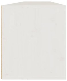 vidaXL Ντουλάπια Τοίχου 2 τεμ. Λευκά 80x30x35 εκ από Μασίφ Ξύλο Πεύκου