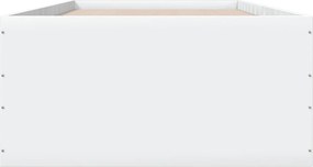 vidaXL Πλαίσιο Κρεβατιού Λευκό 100 x 200 εκ. Επεξεργ. Ξύλο