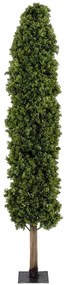 Τεχνητό Δέντρο Buxus 20157 180cm Green-Beige Globostar Πολυαιθυλένιο,Ξύλο