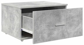 vidaXL Ντουλάπι με Συρτάρια Γκρι 55 x 45 x 33.5 εκ Επεξεργασμένο ξύλο