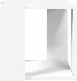 vidaXL Τραπεζάκι Σαλονιού Λευκό 32x32x30 εκ. από Επεξεργ. Ξύλο