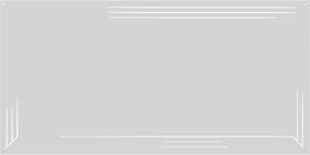 Καθρέπτης Τοίχου Λευκό MOEN 60x2,2x120