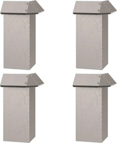 vidaXL Φράχτες με σαλιγκάρια 12 pcs Σκ rusty