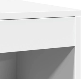 vidaXL Τουαλέτα Γάτας Περίφραξη Λευκό 47x59x42 εκ. Επεξεργασμ. Ξύλο