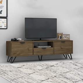 Έπιπλο τηλεόρασης Jasmine καρυδί 170x35x50εκ