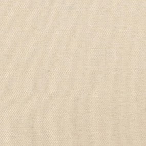 Κεφαλάρι με Πτερύγια Κρεμ 93x16x78/88 εκ. Υφασμάτινο - Κρεμ