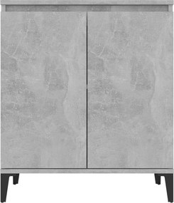vidaXL Ντουλάπι Γκρι Σκυροδέματος 60x35x70 εκ. Επεξεργασμένο Ξύλο