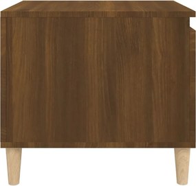 vidaXL Τραπεζάκι Σαλονιού Καφέ Δρυς 100x50x45 εκ. Επεξεργασμ. Ξύλο