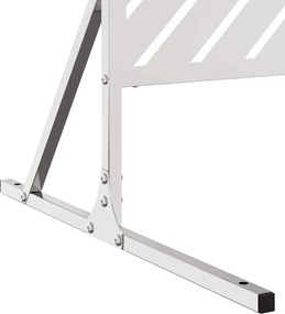 vidaXL Οθόνη Ιδιωτικότητας Γκρι 100 x 50 x 180 εκ. Ατσάλι