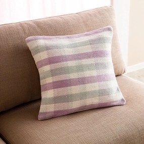 Μαξιλαροθήκη Διακοσμητική Tic-Tac-Toe 477/20 Lila Gofis Home 43X43 43x43cm 100% Cotton