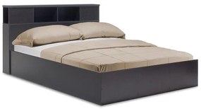 OLYMPUS double bed in wenge color 140x200cm 147.7x221x84 εκ.