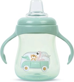Ποτήρι Εκπαιδευτικό 250ml Saro Little Explorers Μέντα 51404