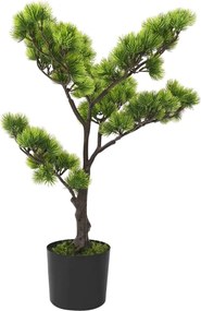 vidaXL Μπονσάι Πεύκο Τεχνητό Πράσινο 60 εκ. με Γλάστρα