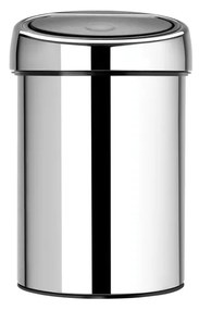 Brabantia 647210 Καλαθάκι Μπάνιου Touch Bin 3L, Brilliant Steel