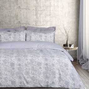 Παπλωματοθήκη Happy Flannel 9636 (Σετ 2τμχ) Grey-Ivory Das Home Μονό 160x240cm 100% Βαμβακερή Φανέλα