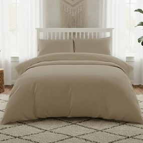Σεντόνι King Size Επίπεδο (270x270) Melinen Lavish Satin Μπεζ